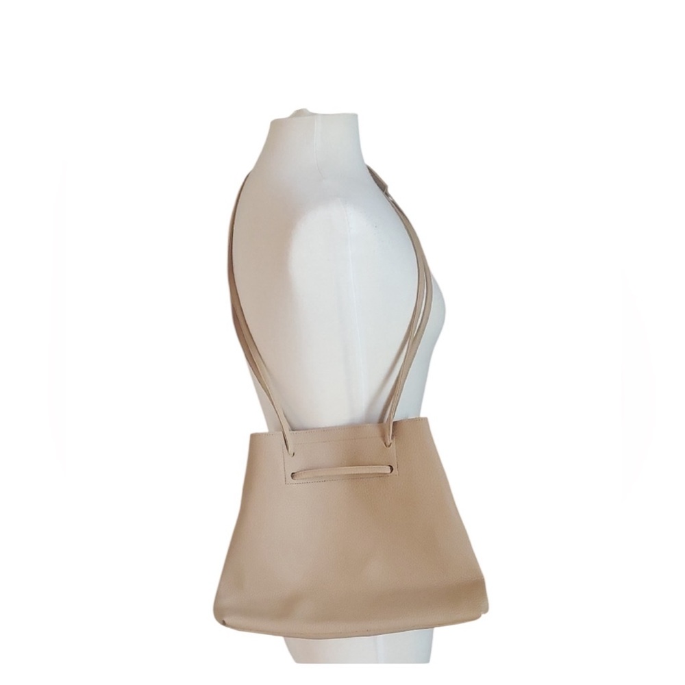 Vegan Leather Slouchy Bucket
Bag